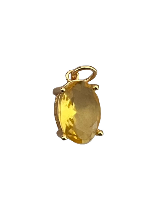 Charm cristal amarillo