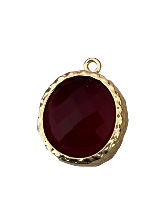 Charm Cristal Rojo Grande